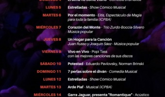 TEMPORADA 2026: CARTELERA TEATRAL Y ESPECT�CULOS EN LA CASA DE LA CULTURA Y EL POLO CULTURAL SUR